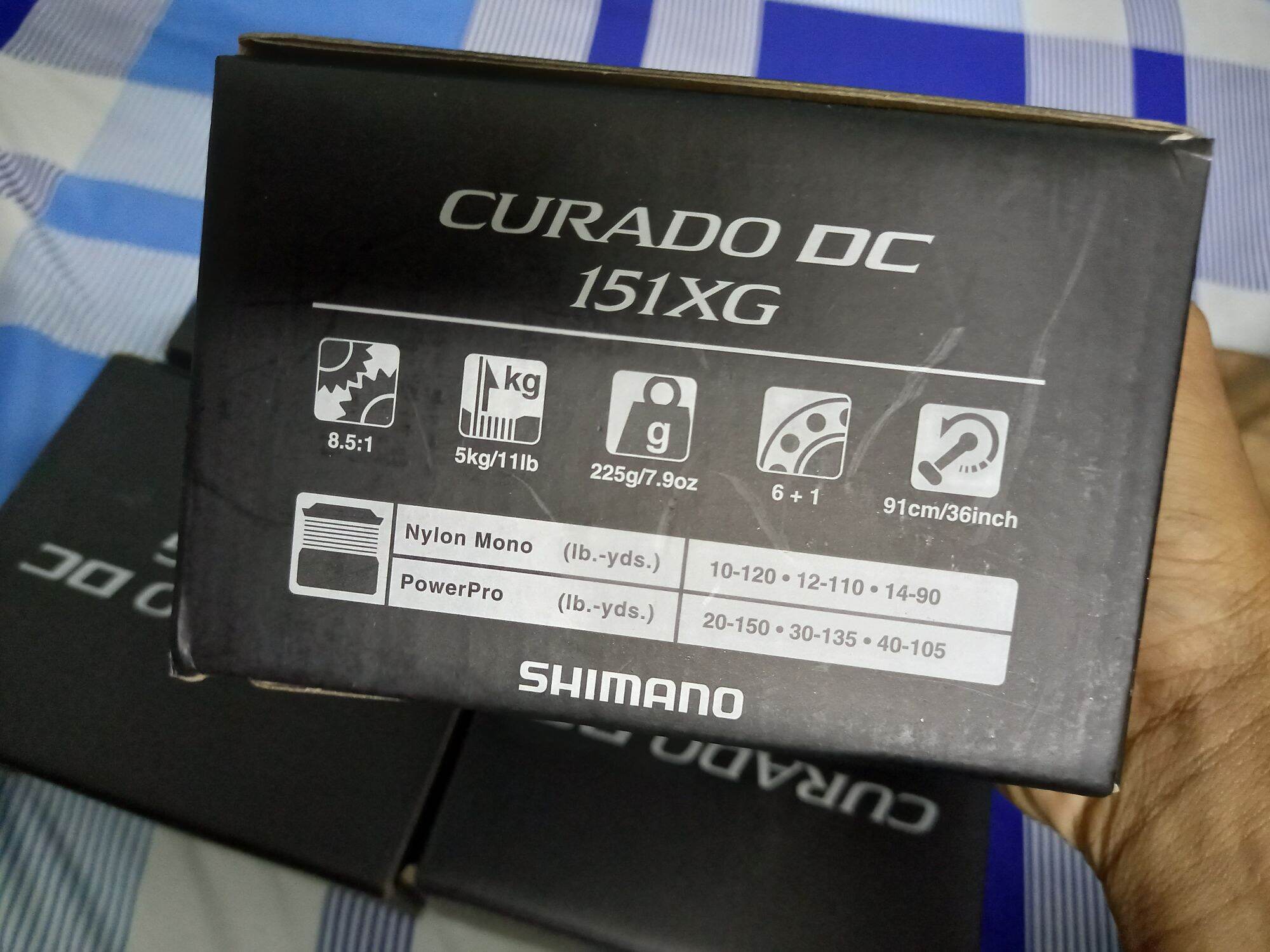 Máy câu Shimano Curado DC 151XG