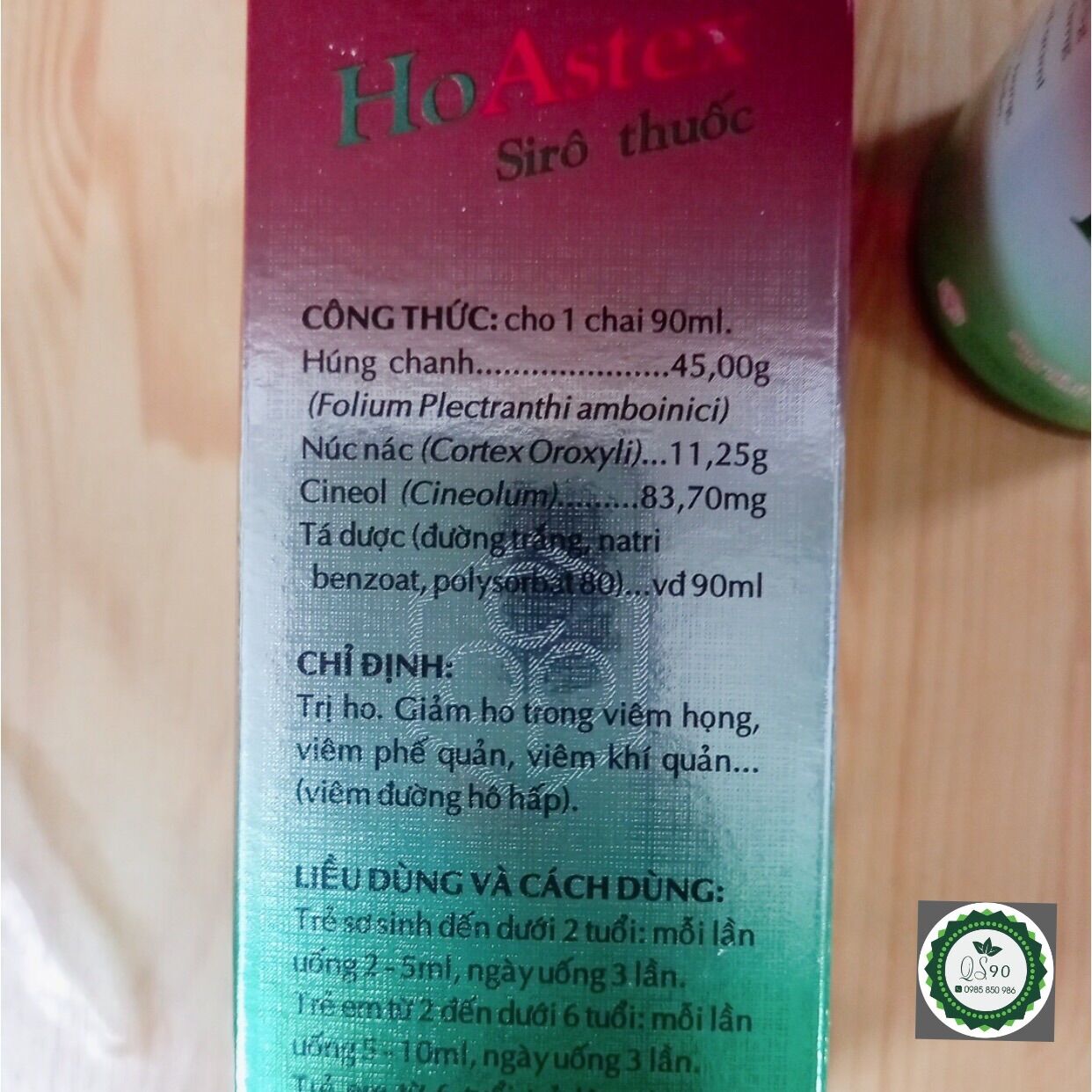 Siro Aster 1 chai 90 ml