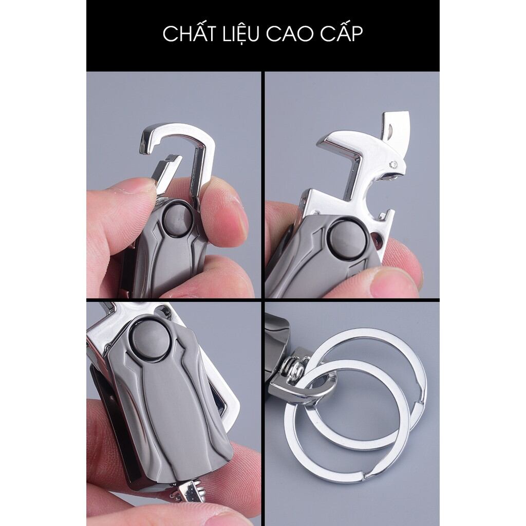 Móc khoá xe hơi cao cấp xoay 360 độ