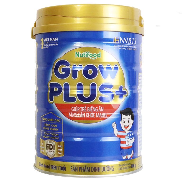 Sữa Nutifood Grow Plus Xanh 900g
