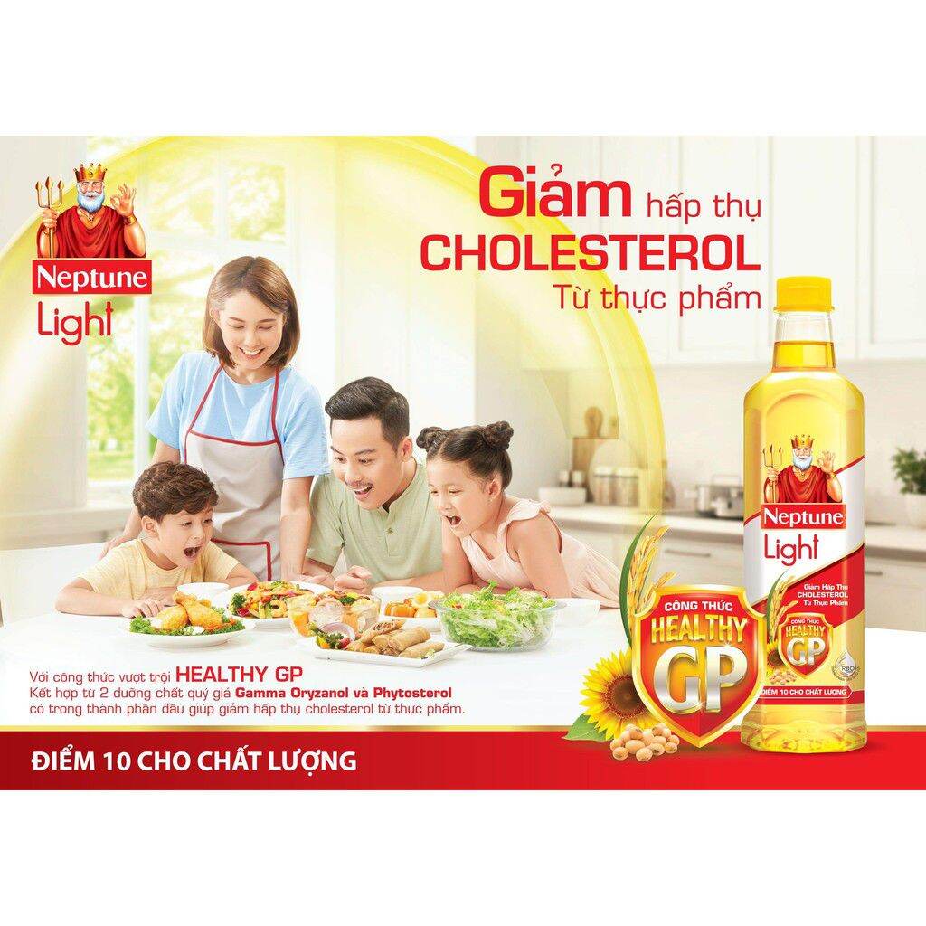 DẦU ĂN NEPTUNE LIGHT LOẠI 1L