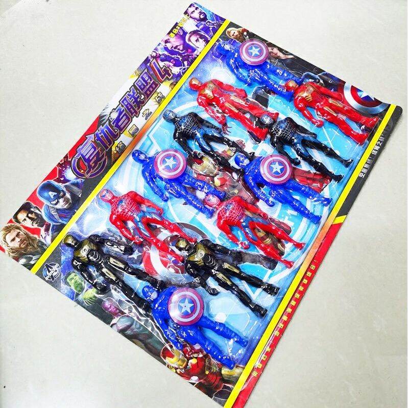 Vỉ đồ chơi 12 siêu anh hùng avenger