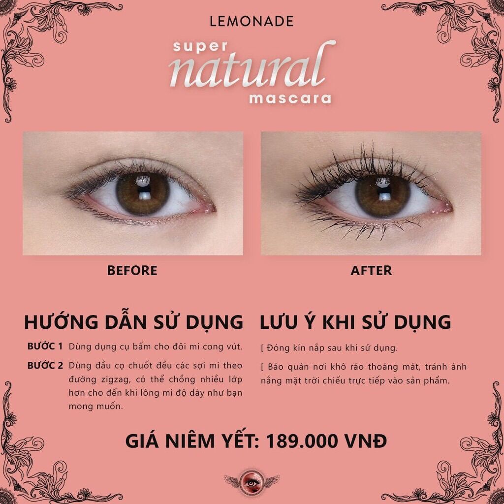 Chuốt Mi Lemonade Supernatural MascaraBlack