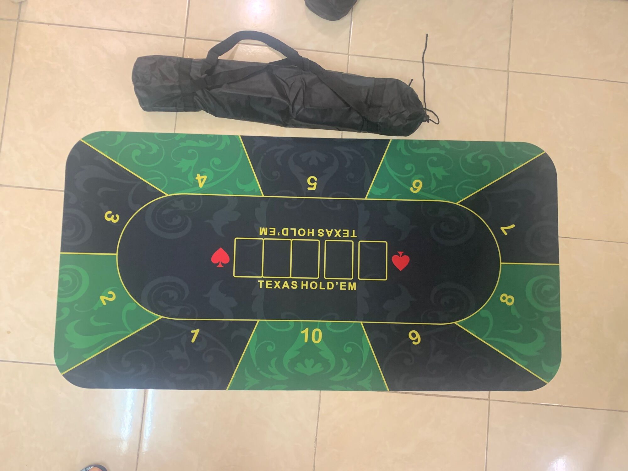 Thảm poker cao cấp chơi bài, tài sửu