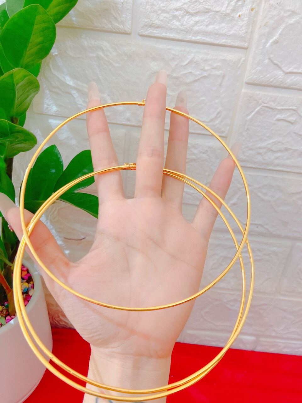 kiềng vàng non cho nữ . kiềng cổ chơn