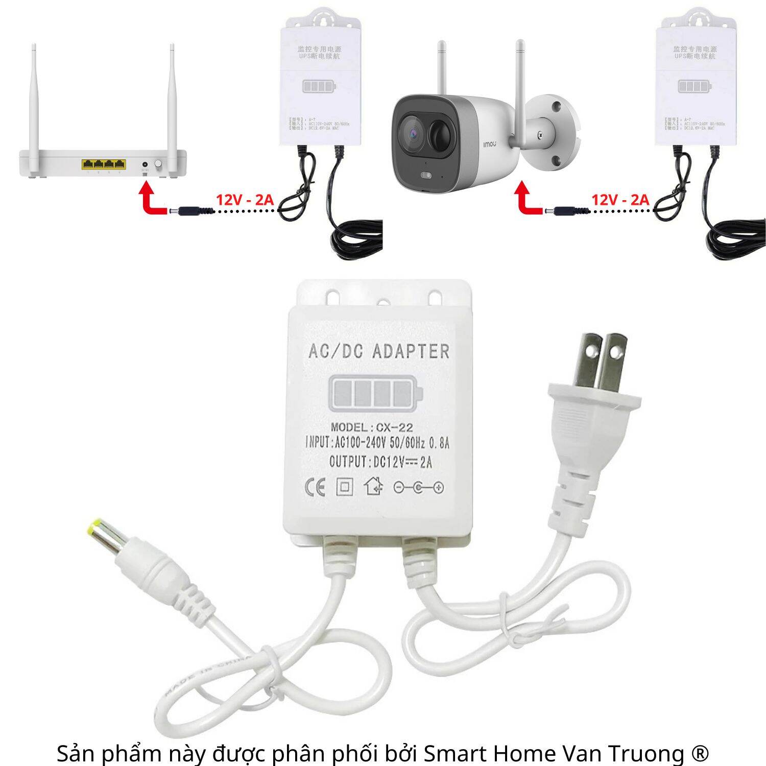 High capacity power bank 7800mAh WiFi camera blackout still Life Bank 12V 2a