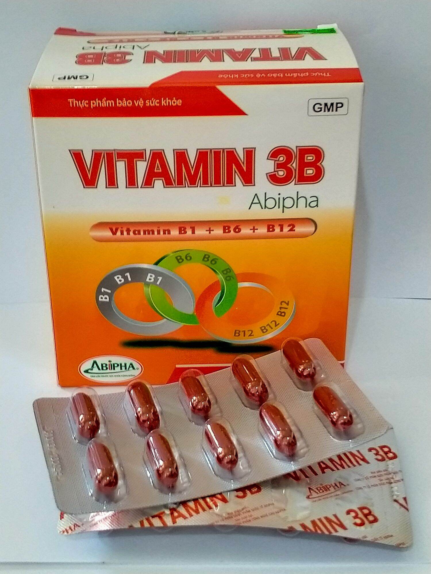 Vitamin 3B Abipha Hộp 100 Viên