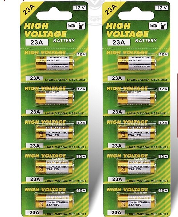 Vỉ 5 viên pin 12v 23a hãng gp pin điều khiển cửa cuốn, điều khiển bơm ...