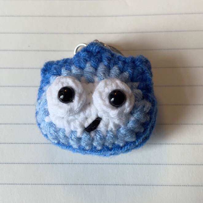 Móc khoá Calcifer bằng len [Nấm Handmade]