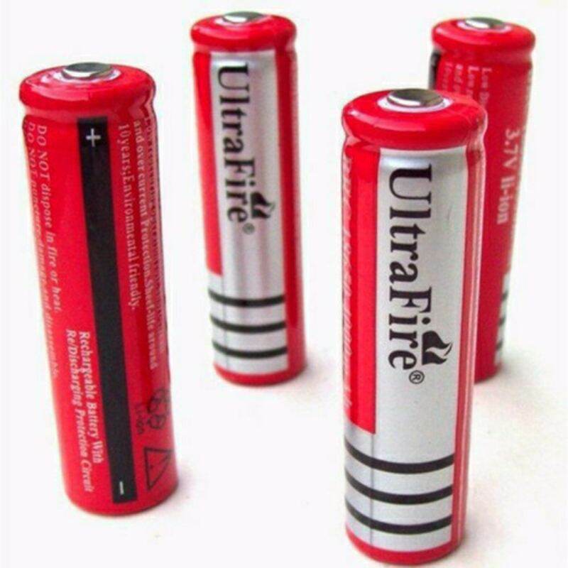 pin sạc 18650 đầu nhọn đỏ