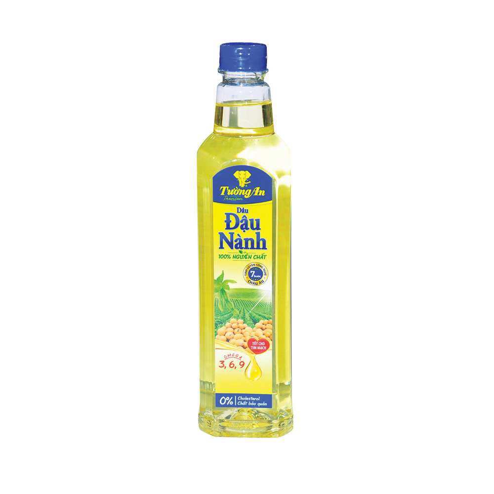 Chai 1L dầu đậu nành Tường An