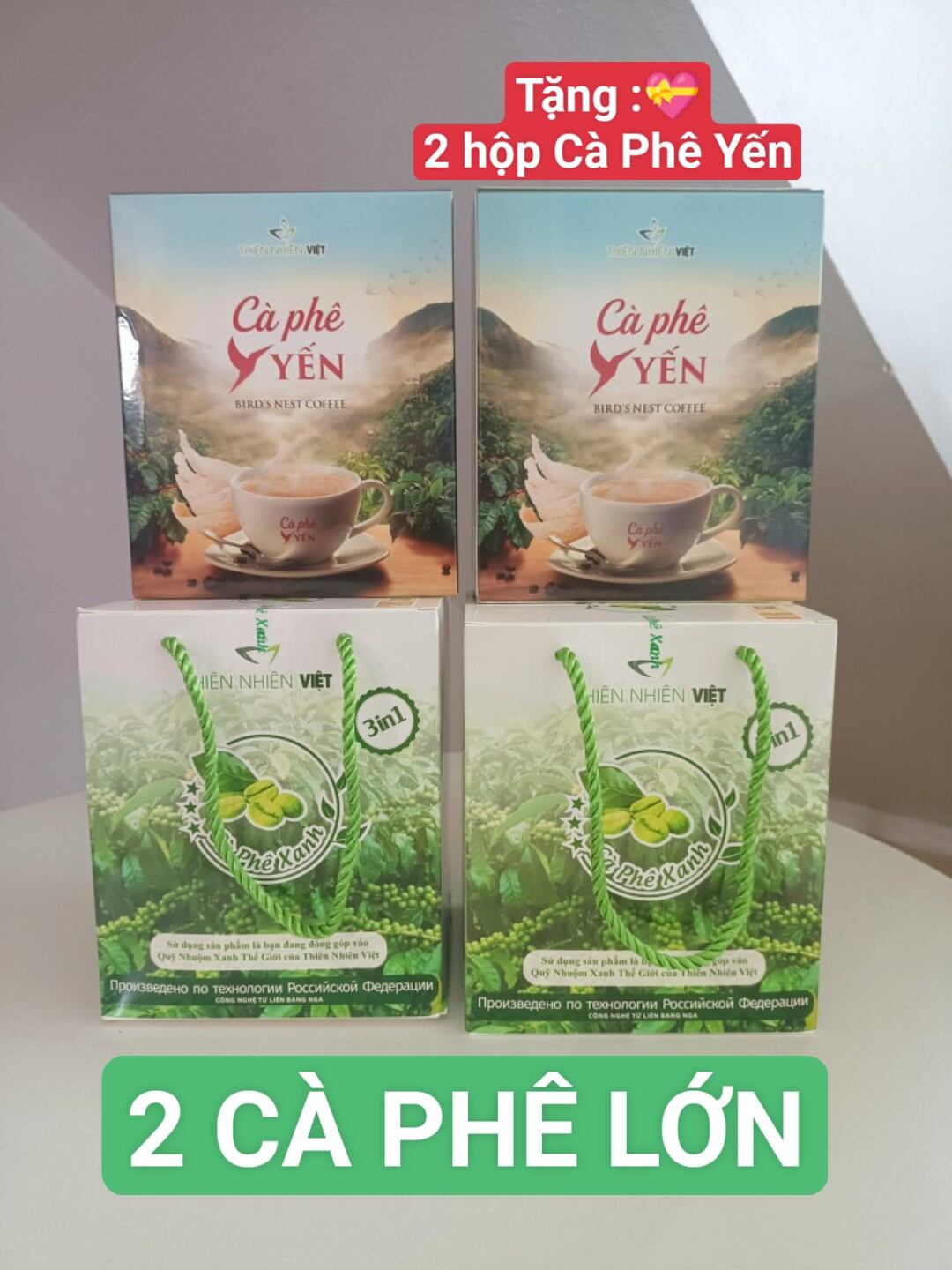 Tặng kèm 2 hộp cà phê nhỏ /combo 2 hộp cà phê xanh hộp lớn /cà phê xanh giảm cân/cà phê dùng được cho người ăn kiêng và cả người tiểu đường