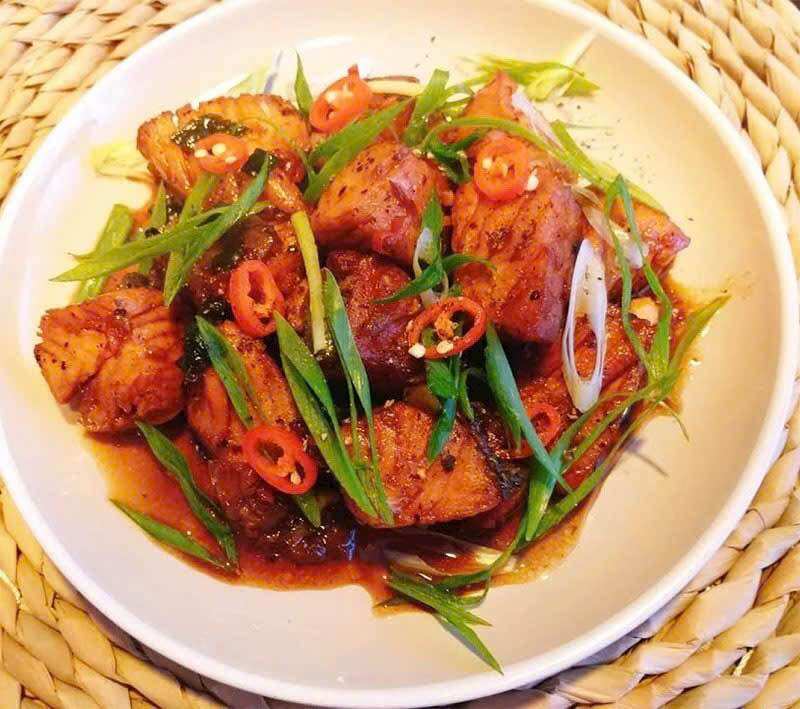 Cá hồi vụn phi lê 1kg (giao tphcm)