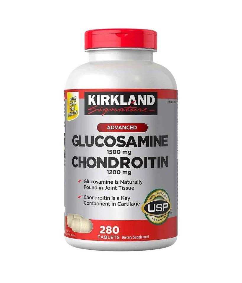Viên Uống Glucosamine 1500mg Kirkland Của Mỹ, 280 viên