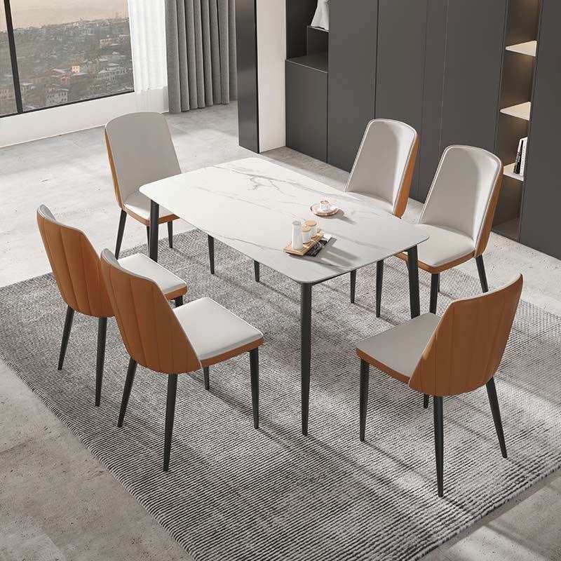 Bàn ăn mặt đá 130*70*75cm .