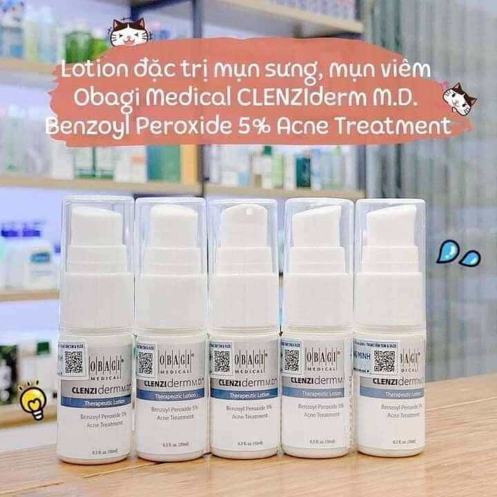 [HÀNG CTY] LOTION CHẤM MỤN MINI BPO 5% 10ML