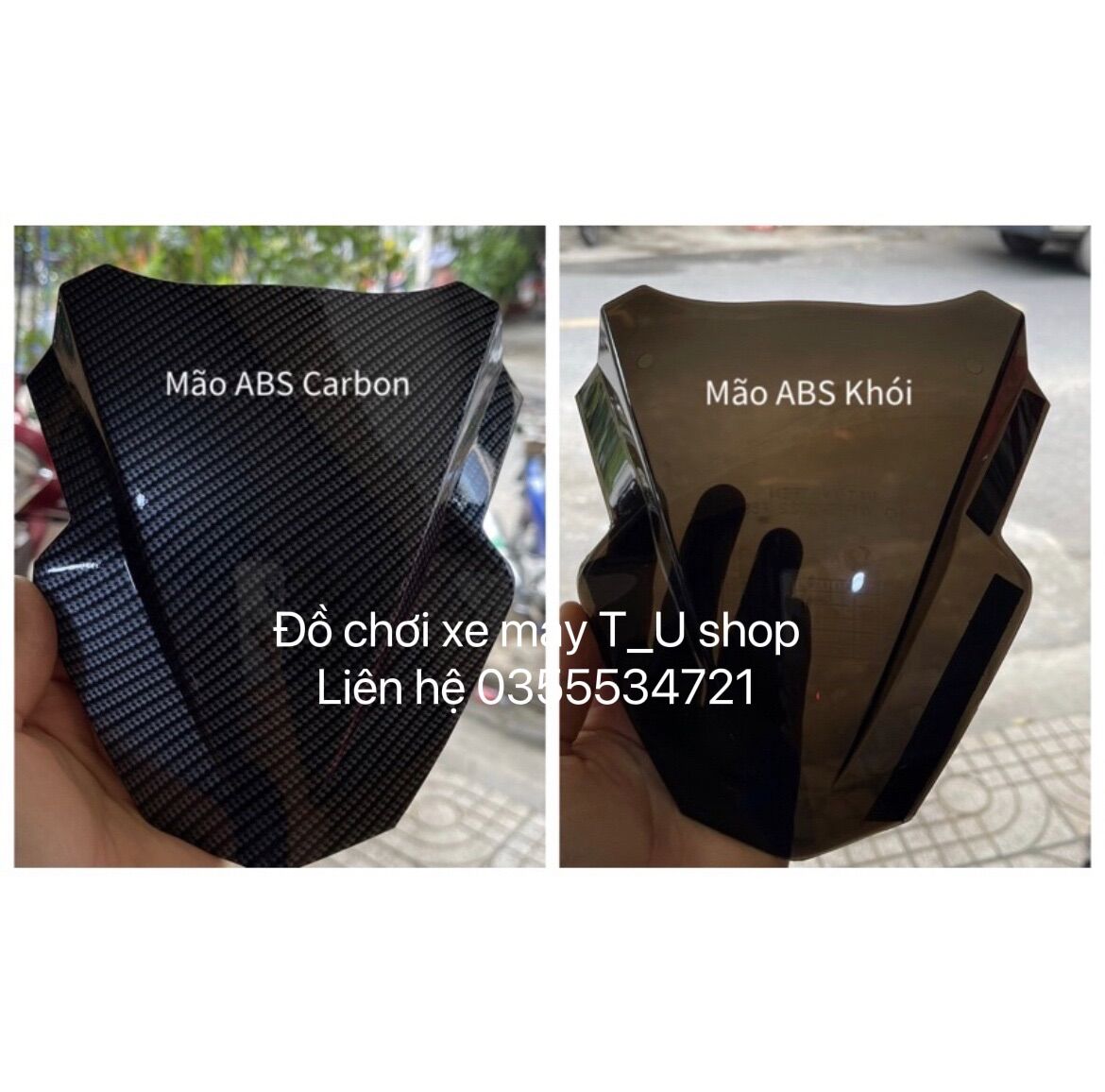 Mão ốp đầu vario 160 2023 phiên bản abs