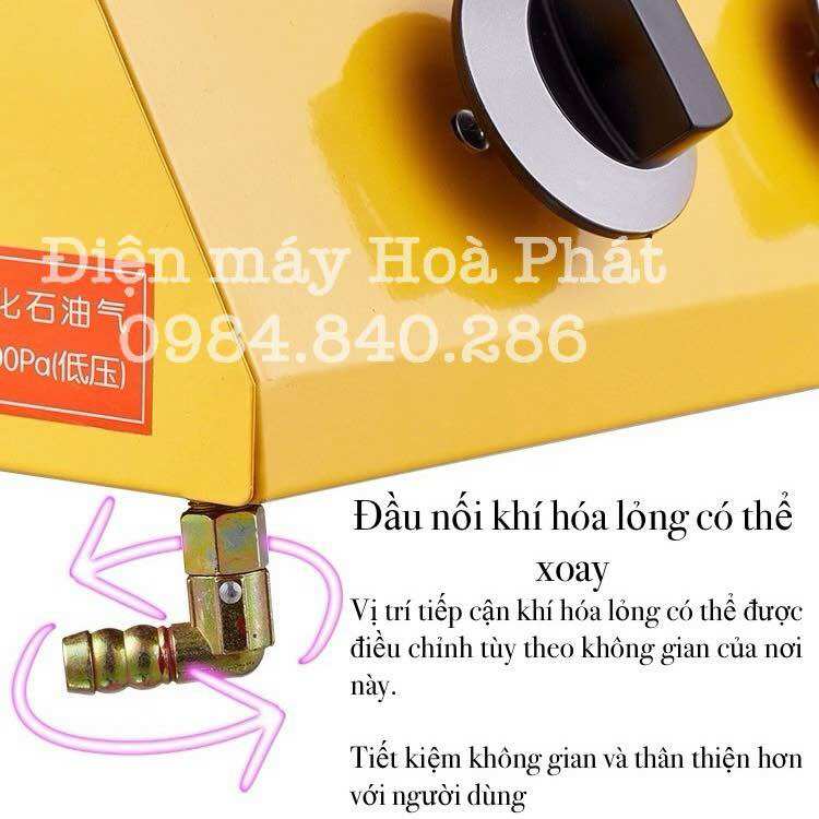 Bếp nướng gas 8 họng đốt dài