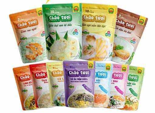 CHÁO TƯƠI ĂN LIỀN ( CHÁO BÀO NGƯ NẤM BÀO NGƯ )