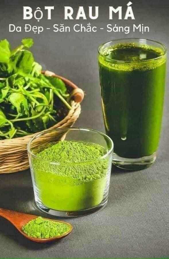 Bột rau má sấy lạnh