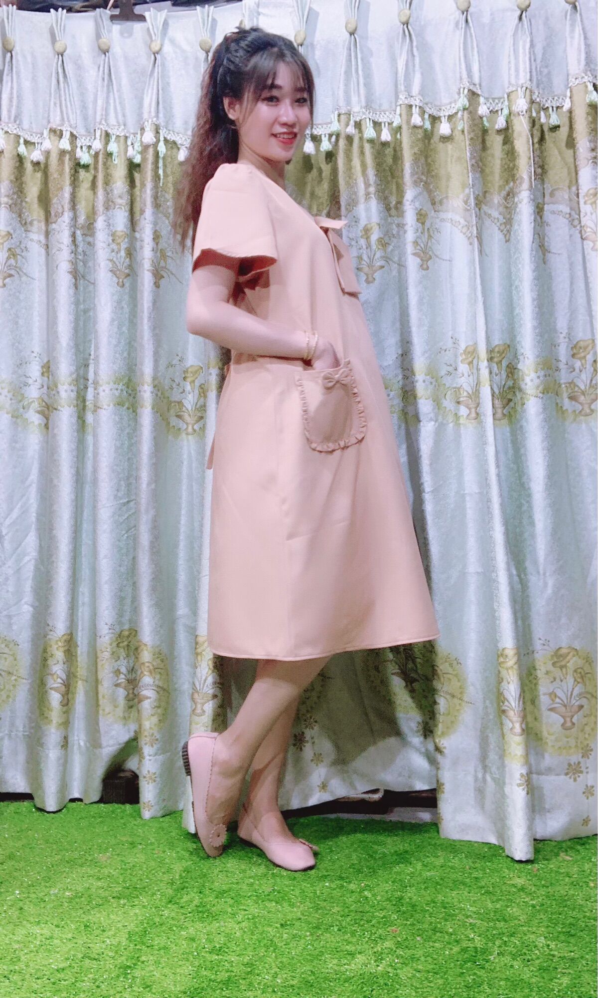 Đầm Bầu suông Hai túi Size 45 đến 60kg