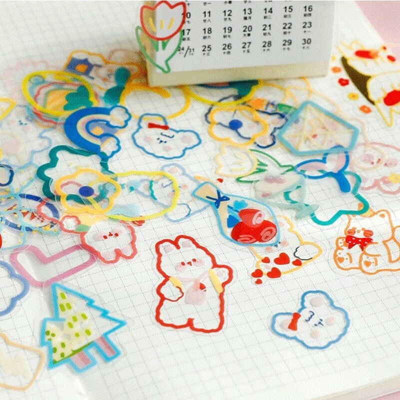 Set sticker màu sắc dễ thương