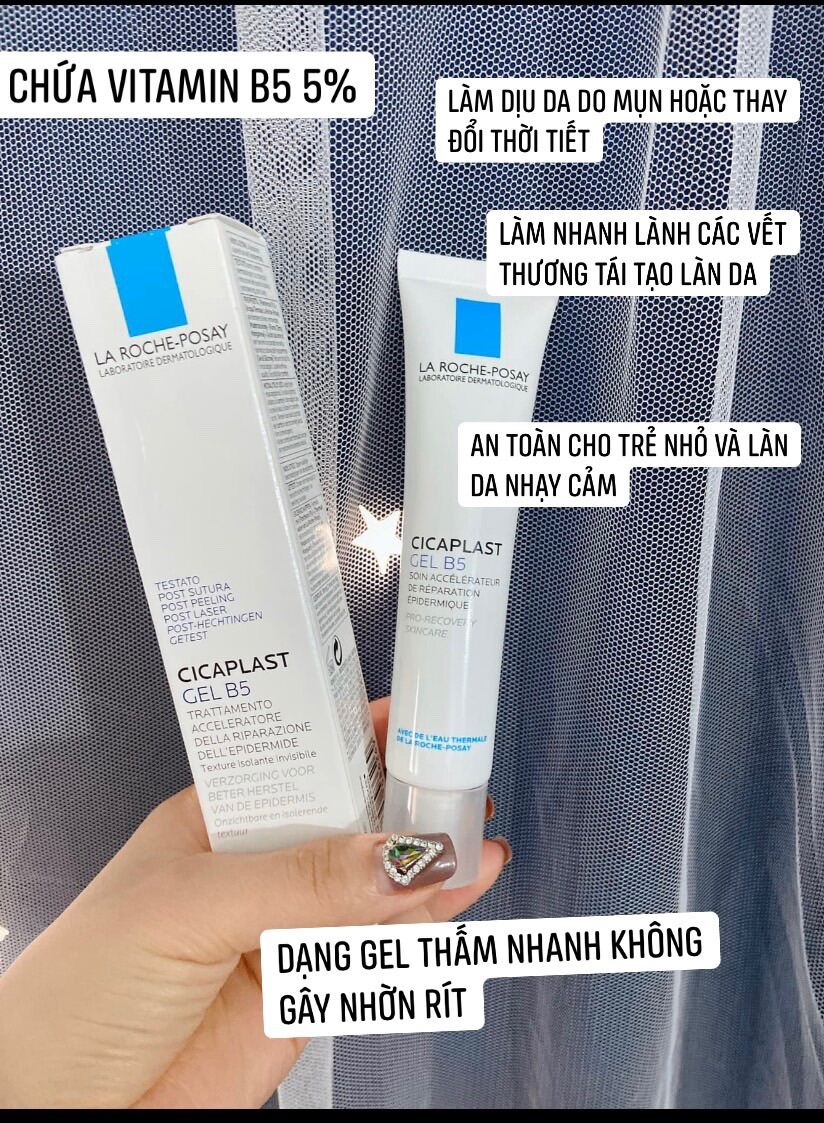 (Bill Pháp) Cicaplast Gel B5 La Roche Posay Phục Hồi Da