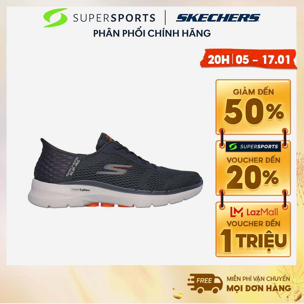 SKECHERS Giày thể thao nam Go Walk 6 - Slip In 216279-CCOR