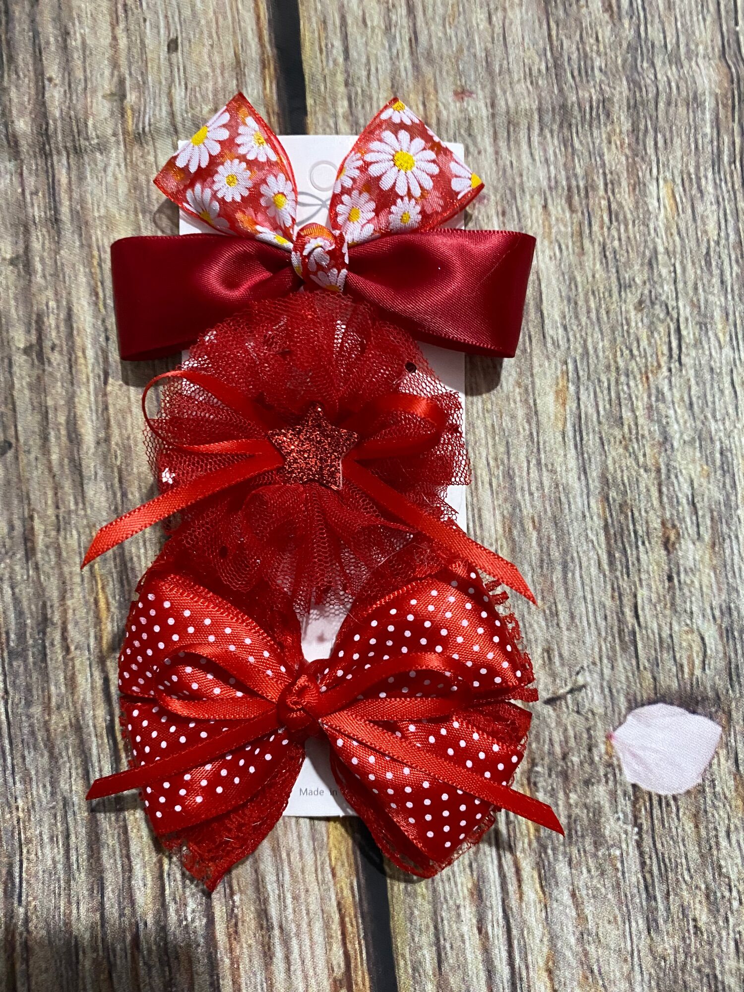 Set 3 món kẹp tóc xinh cho bé gái