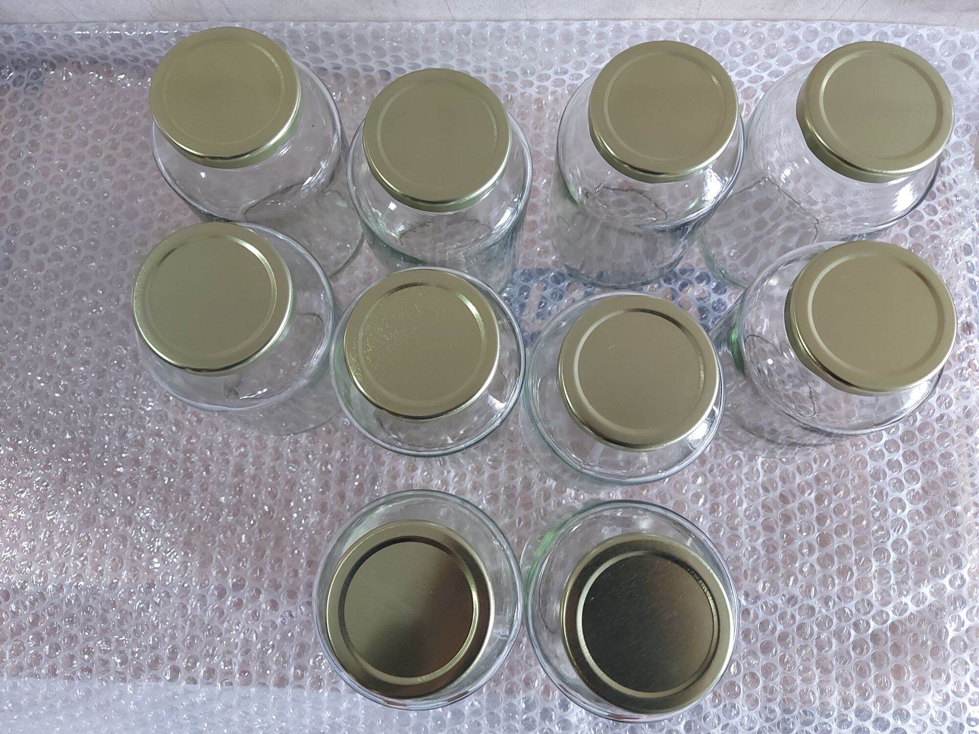 COMBO 06 HỦ THỦY TINH CAO CẤP 700ML ( NẮP NHIỀU MÀU )