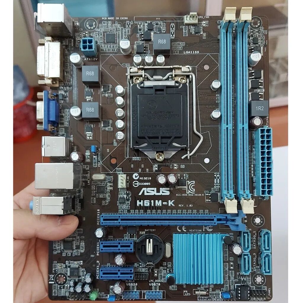 Main Asus H61 Socket 1155 DDR3 Zin