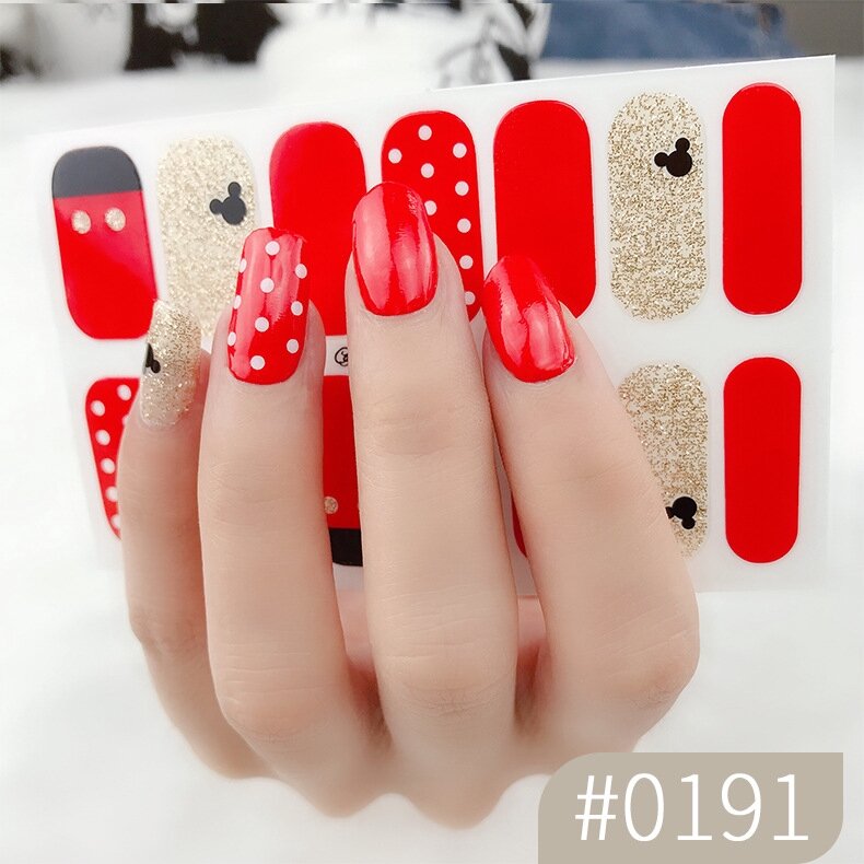 [HCM]Miếng Dán Móng Tay Nail Sticker họa tiết