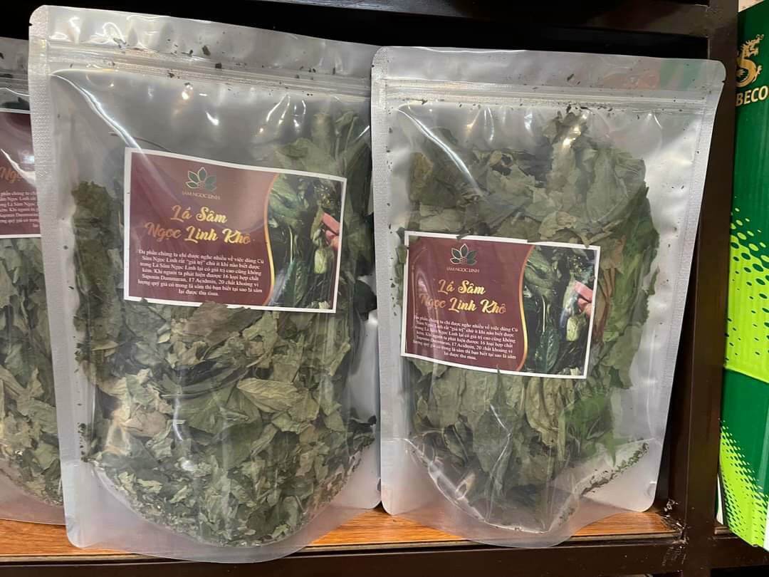 lá sâm ngọc Linh khô 100gram