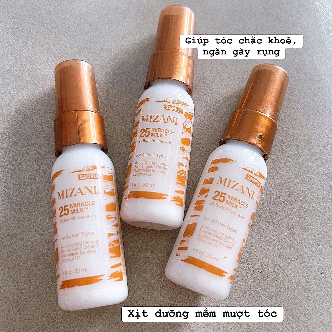 Xịt dưỡng tóc mizani 25 miracle milk 25 benefit leave in 30ml