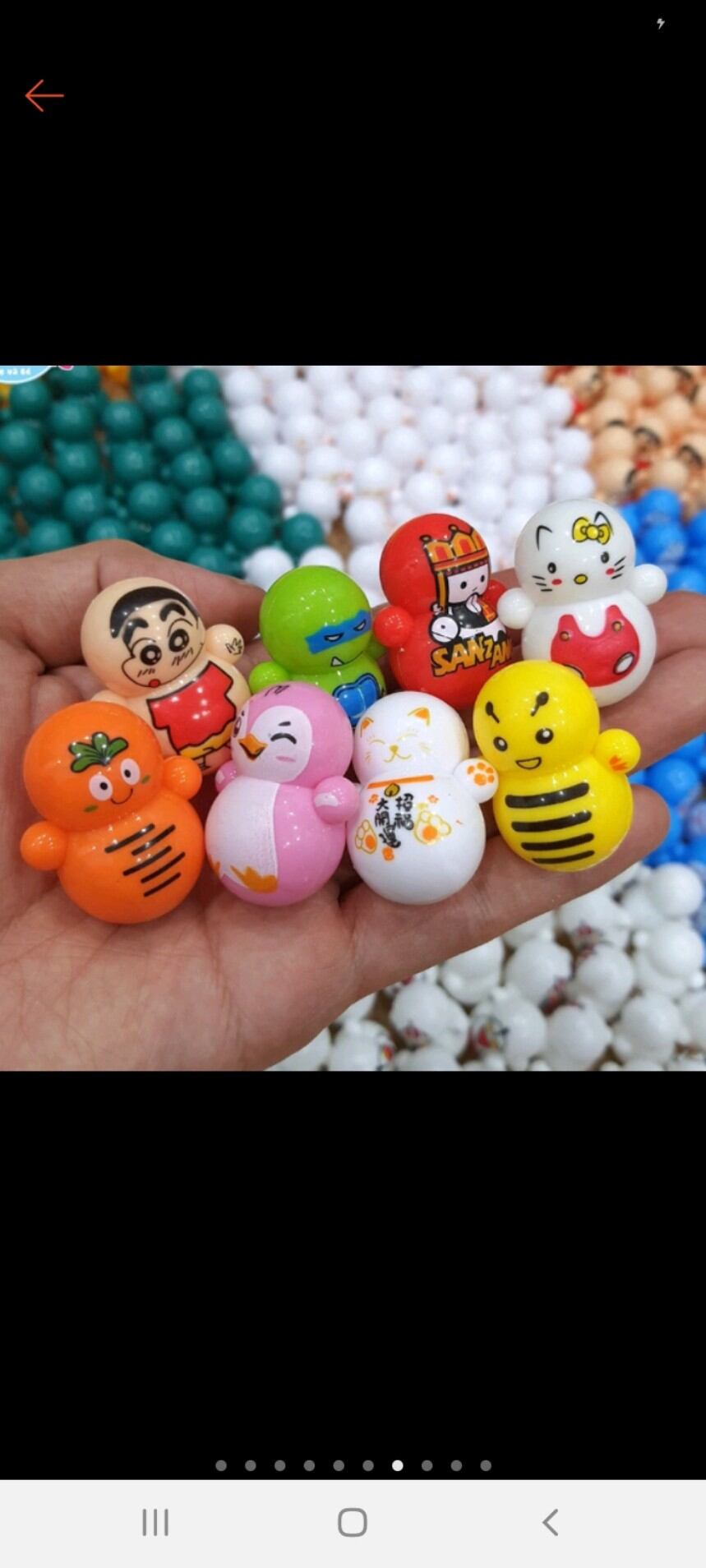 đồ chơi lật đật mini