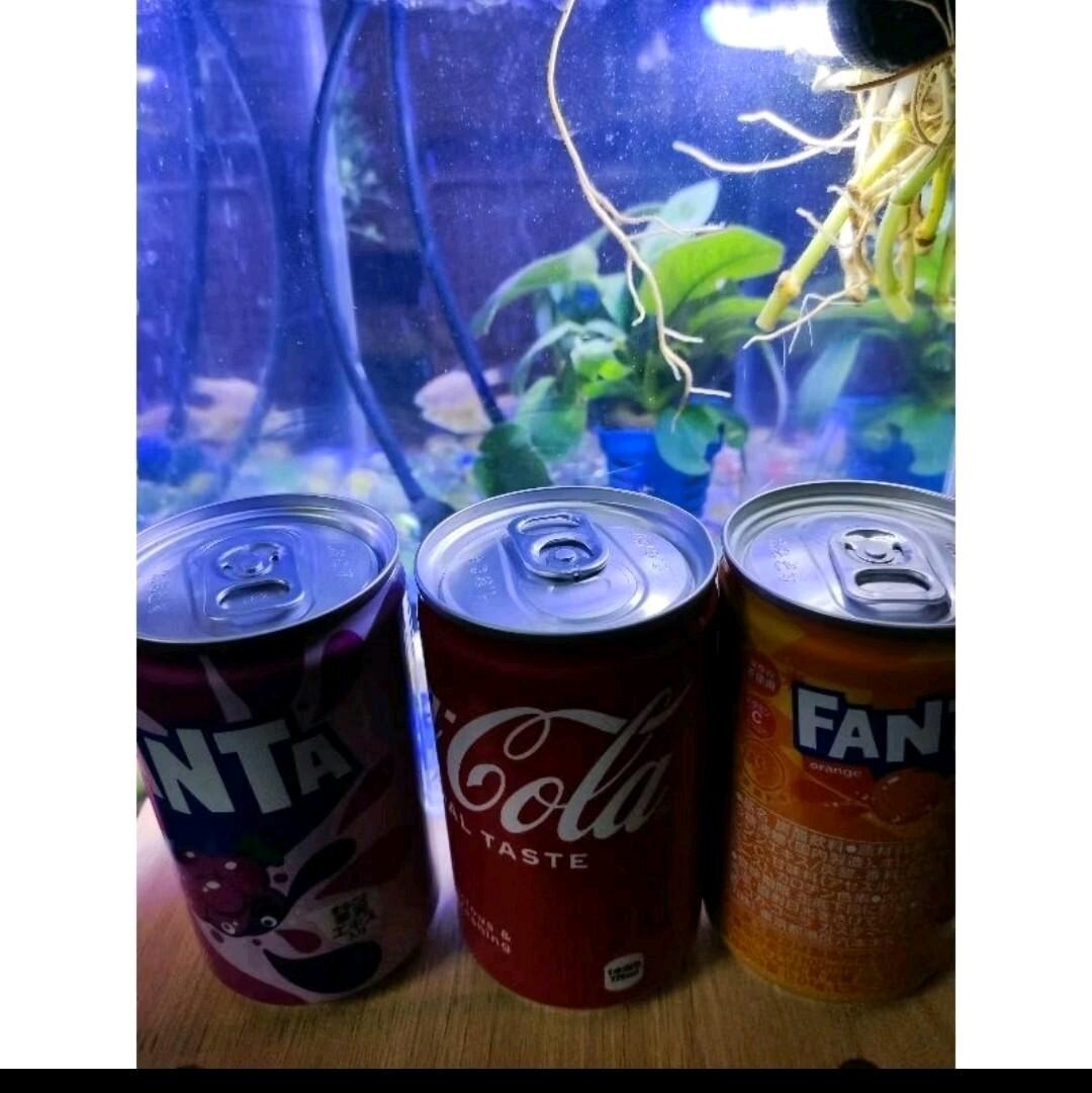 combo 3 lon nước ngọt nhật bản  coca ,fanta nho, fanta cam