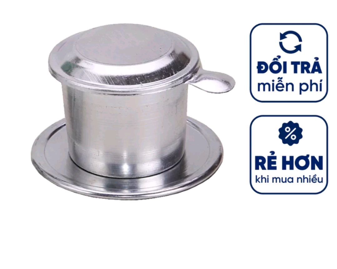 Phin Pha Cà Phê Nhôm Nguyên Chất Không Sơn Cao Cấp