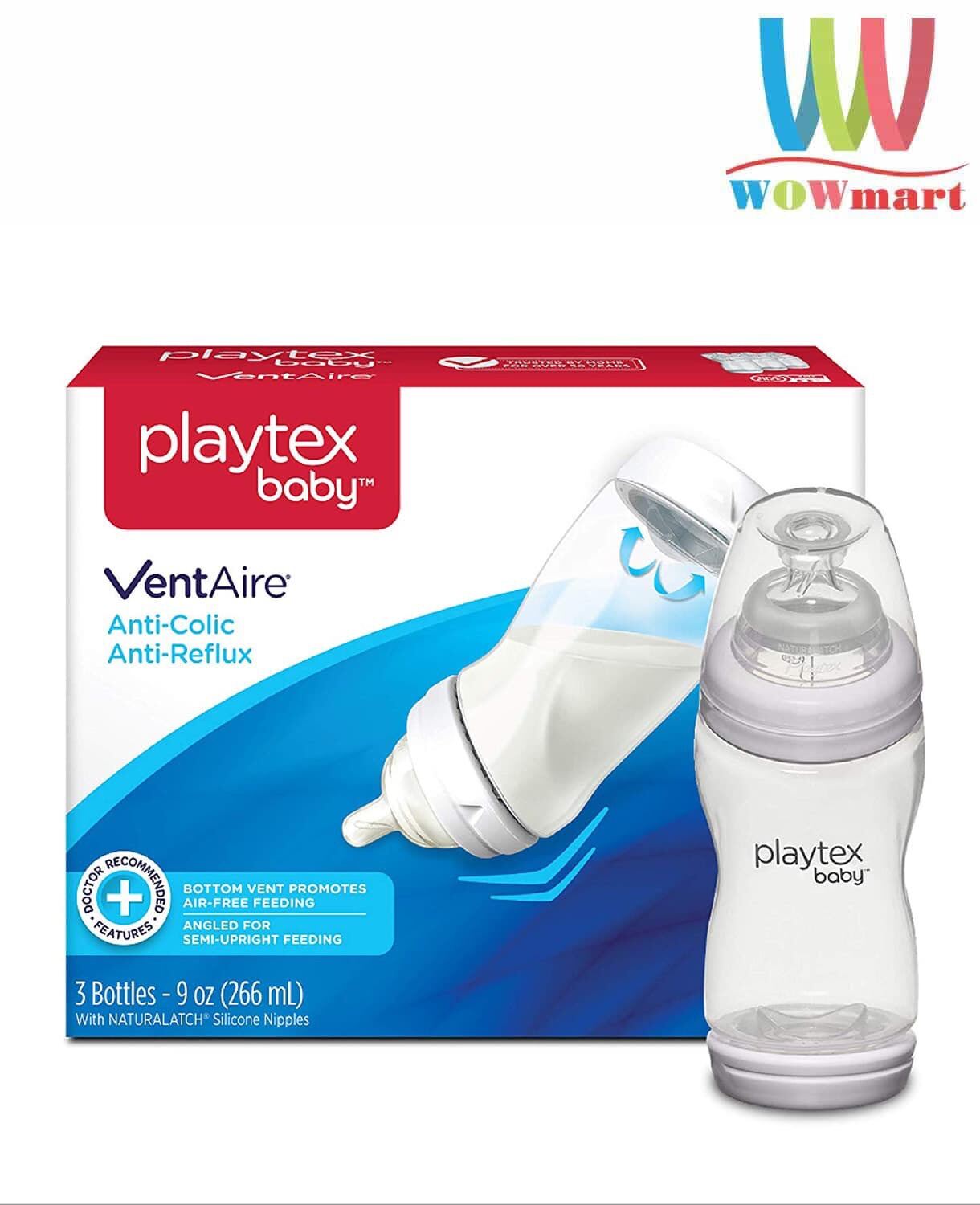 Bình sữa cổ rộng Playtex Baby
