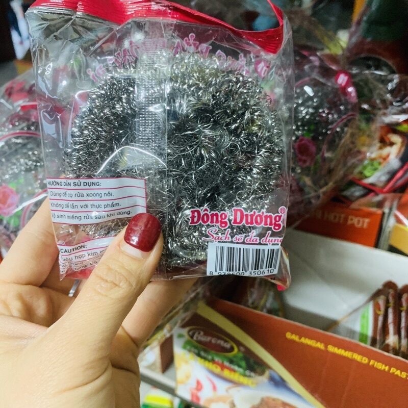 cọ xong nồi inox không gỉ