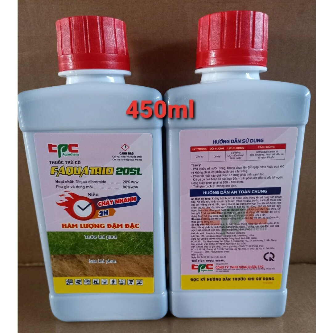 Trừ cỏ cháy nhanh 2h - diquat 200sl