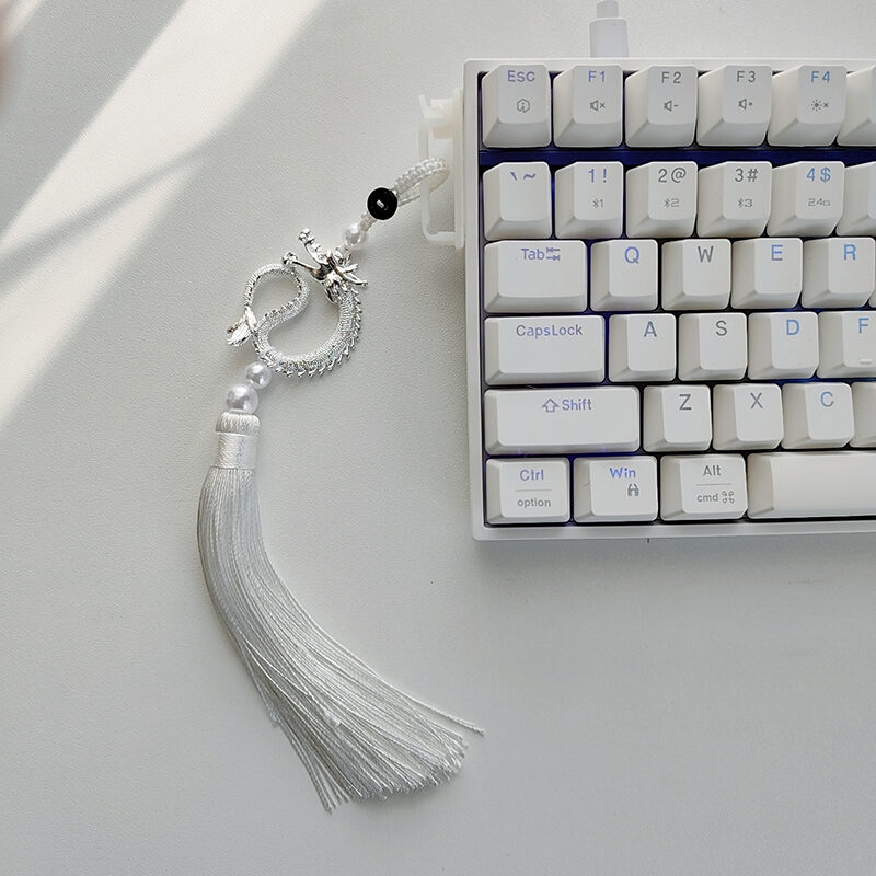 Customized Wooting Keyboard Ribbon Lanyard ATK68 Decorative Retro Keyboard with Keyboard Lanyard Uni