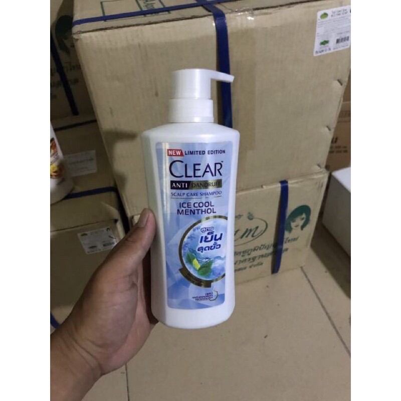 dầu gội đầu CLEAR - bạc hà 460ml