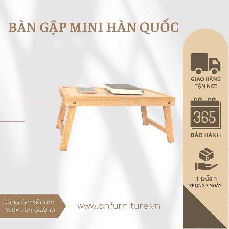 Bàn gỗ gấp gọn