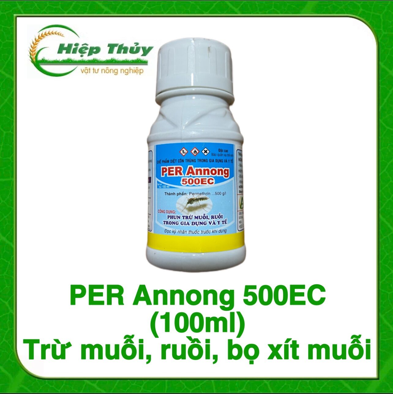 Per annong 500ec 100ml _ diệt côn trùng ruồi, muỗi, kiến, gián hiệu quả | chai 100ml