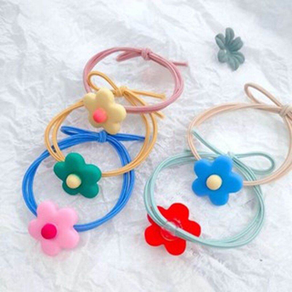 Combo 10 dây cột tóc hoa anh đào