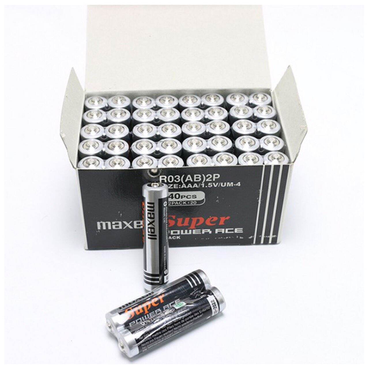 Pin tiểu Maxell Super Power ACE size AAA(Hộp 40 viên)