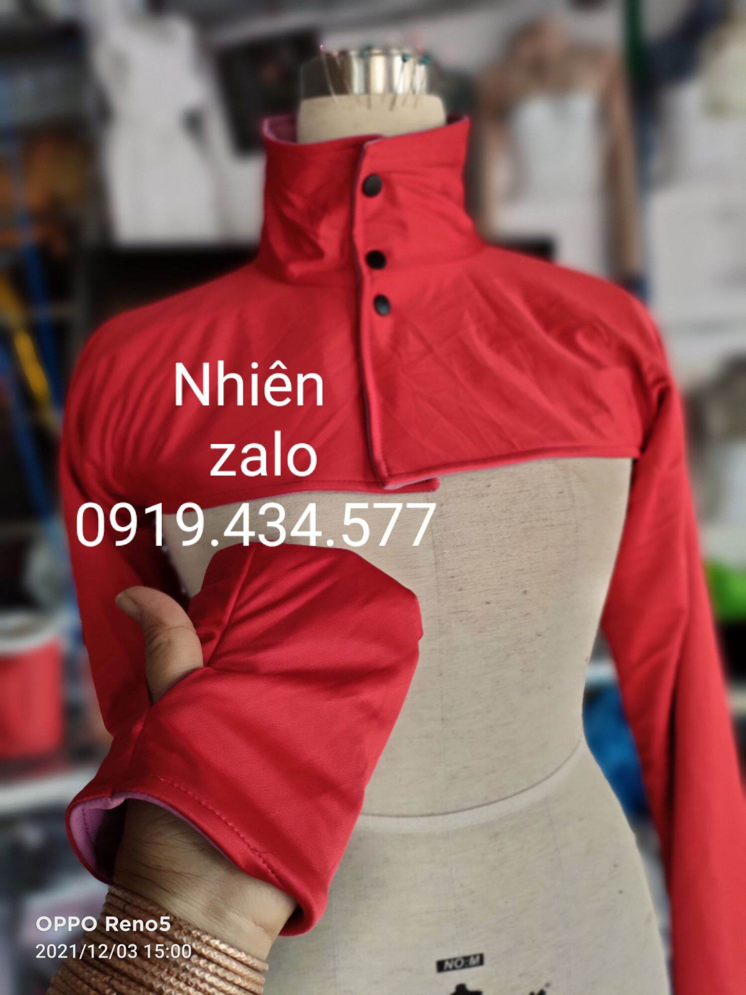 Áo ủ kem 2 lớp mặc được 2 bề