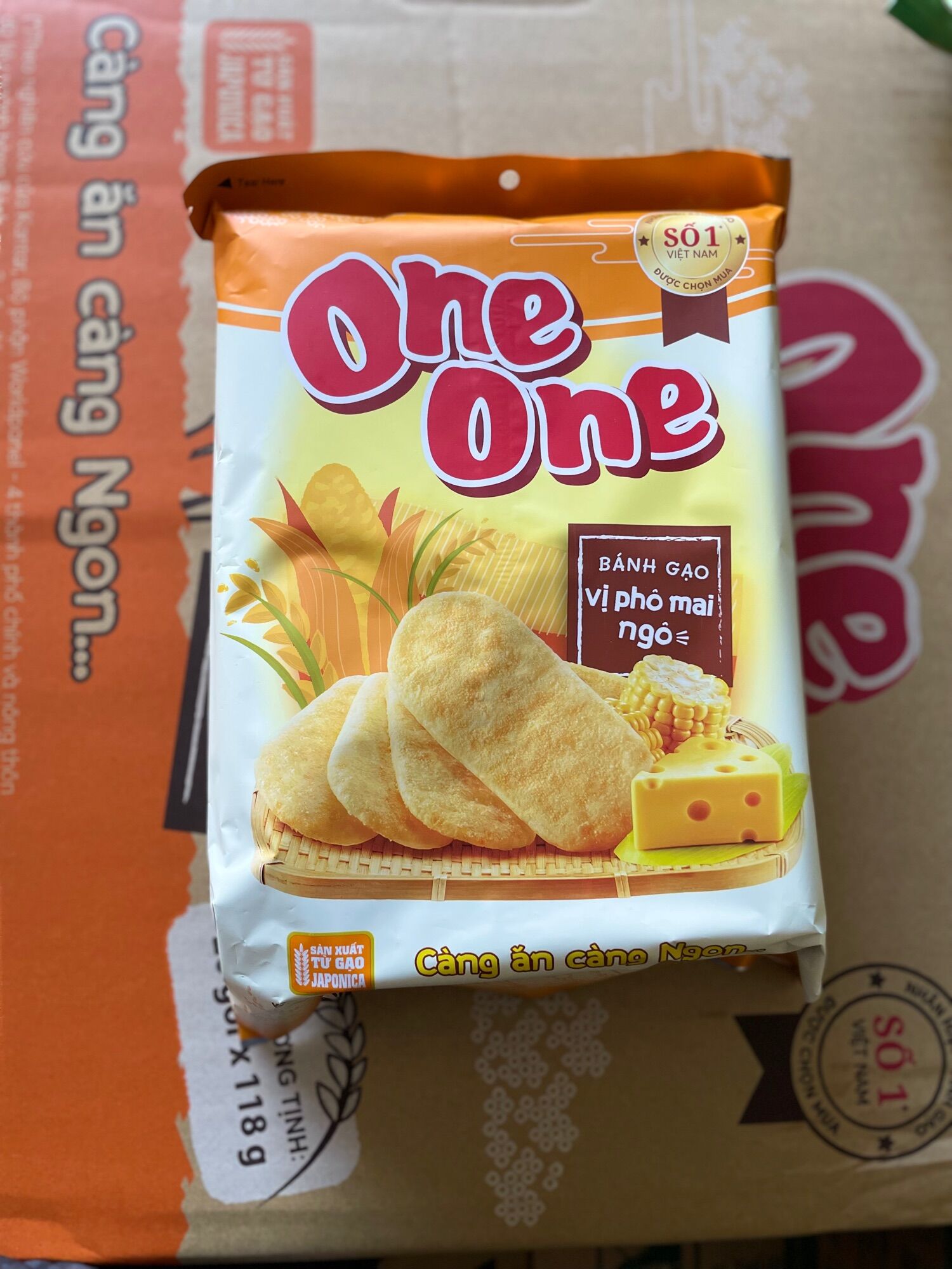 [HCM]Bánh gạo One one vị phô mai Ngô
