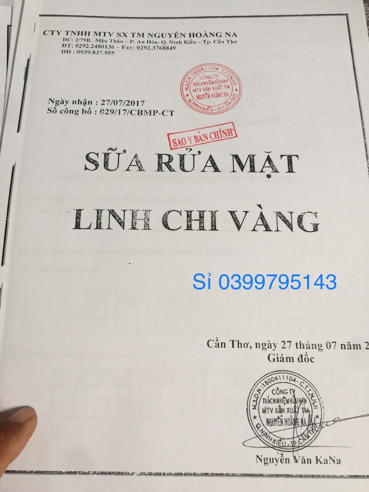 [HCM]Sữa rửa mặt COLLAGEN LINH CHI VÀNG 80ml