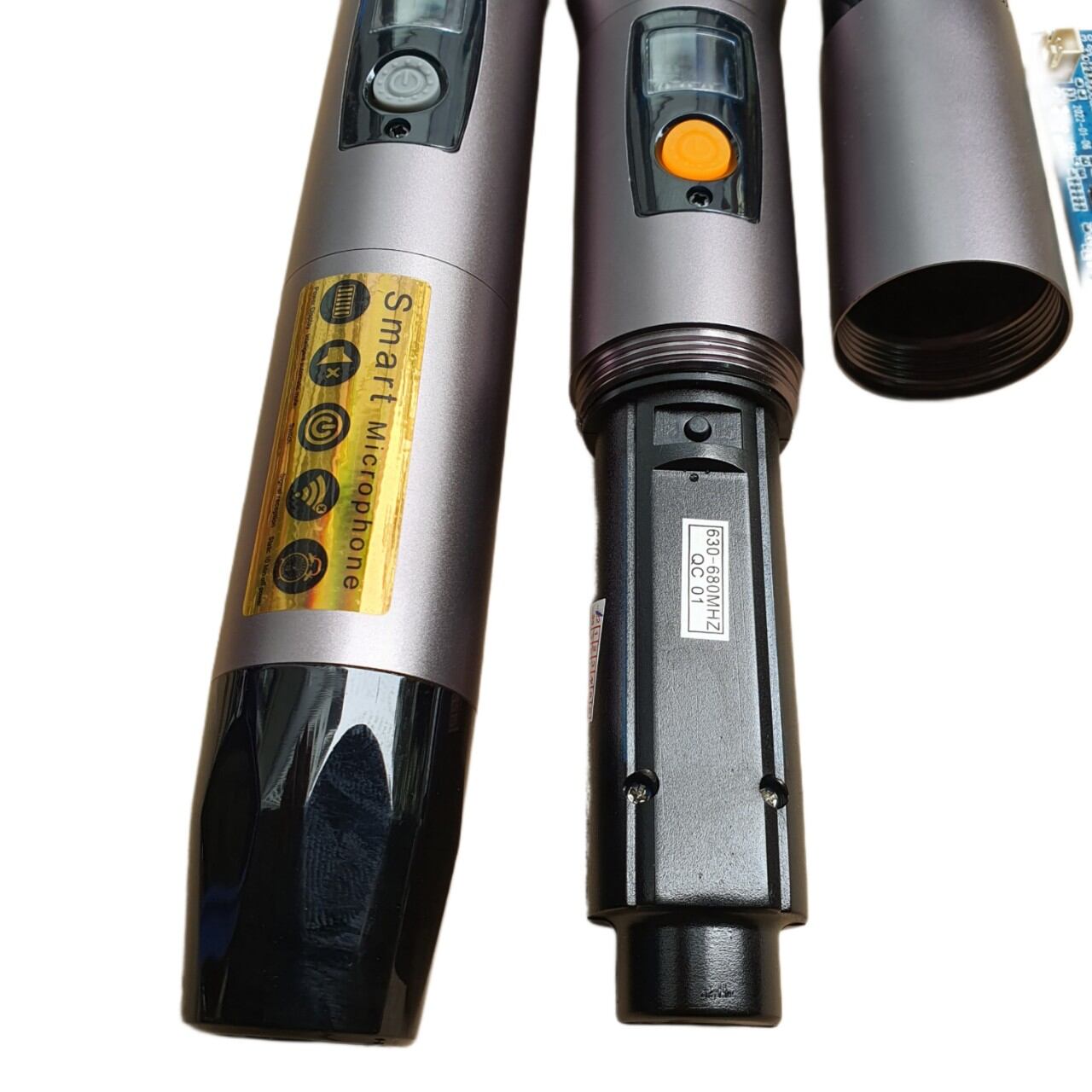 Micro loa kéo UHF thân kim loại